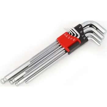 Klíč Klíče zástrčné Inbus 1/16" - 3/8", palcové, s koulí, sada 9 dílů, Condor Werkzeug (Condor - Werkzeug)