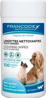 Kosmetika pro psa Francodex víceúčelové ubrousky 100 ks