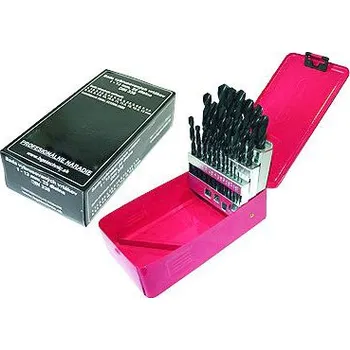 Vrták Vrtáky spirálové broušené HSS, 1,0 - 13,0 mm, sada 25 dílů, Triumf (Triumf - profi)