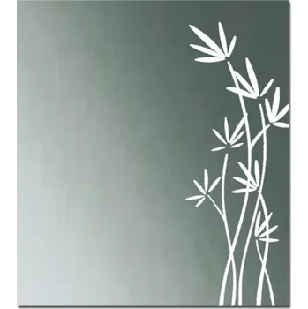 Zrcadlo Zrcadlo koupelnové 40 x 50 cm flora na zavěšení (Zrcadlo do koupelny, nástěnné, zrcadlo na stěnu, kosmetické)