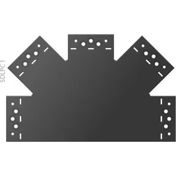 Tesařské kování Spojka 315 x 200 x 85 mm SDLPC 1 (spojka ozdobná, trámový konektor, rohovník)