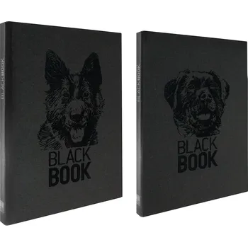 Zápisník MAKENOTES Zápisník A6 BLACK BOOK DOGS
