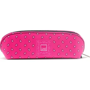 MAKENOTES Pouzdro na brýle BANDANAS růžové - zapínání na zip