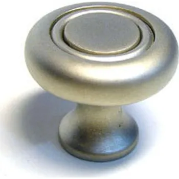 Knopek 30 mm Ni satin RADAN (M) (Madlo úchytka kování na zásuvky pro šuplík )