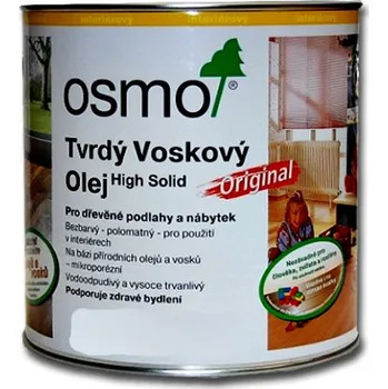 impregnace na dřevo Tvrdý voskový olej Original 0,75 L (Nátěr pro prkna z masiv. dřeva, selská prkna, palubkové a korkové podlahy)