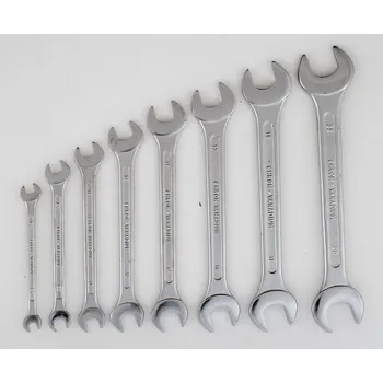 Sada nářadí Klíče ploché 8 dílů, leštěné, v plastovém pořadači, Triumf (Triumf - profi)