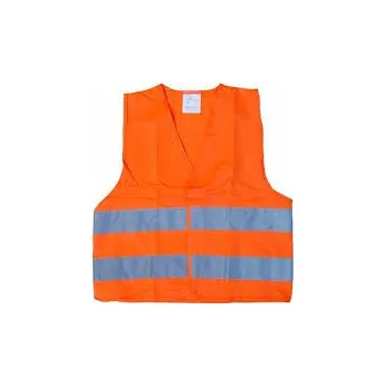 pracovní vesta Reflexní výstražná vesta - oranžová (Ochranná výstražná vesta - oranžová)