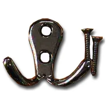 Věšák Půlvěšák 017 HB Ni - černý (Věšák na šaty kabáty ručníky klíče)