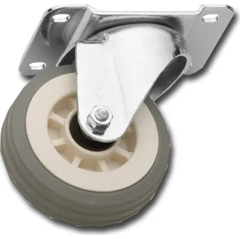 Pojezdové kolečko Kolečko pevné 100 mm (Kolečko nábytkové na skříňě bedny pojízdné)