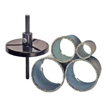 Vrták Korunky vykružovací vidiové, průměr 33 - 53 - 63 - 73 mm, sada 6 dílů, Triumf (Triumf - profi)