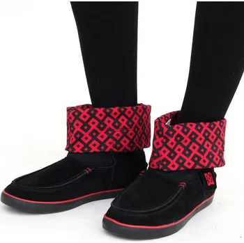 Dámské válenky DC Twilight BLACK/ATHLETE RED 41