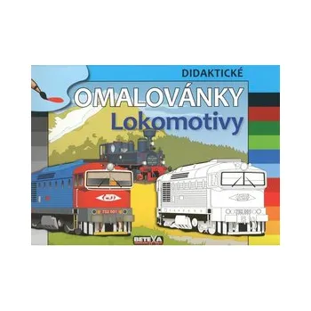 omalovánky Lokomotivy - didaktické omalovánky - Edice