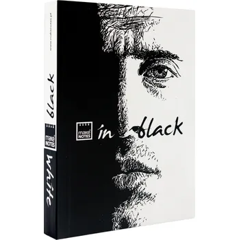 Zápisník MAKENOTES Zápisník A6 BLACK & WHITE