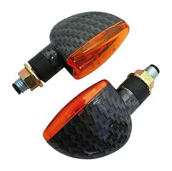 Osvětlení pro motocykl Moto blinkry Arrow karbonové -stopka17/38mm