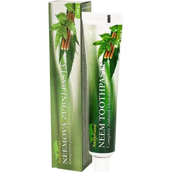 zubní pasta Sanjivani zubní pasta neemová s hřebíčkem, amlou