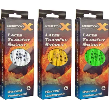 Tkaničky do bot Tkaničky Raptor-X voskované Provedení: 305 cm (120"), zelené neon