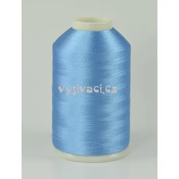 Nit vyšívací nitě modrá ROYAL C124 návin 5000 metrů viskózové návin: 1 kón návin 5000m