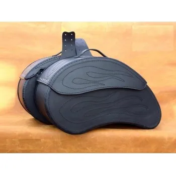 Zavazadlo na motocykl Kožené moto brašny S20 bez nýtů, 57 x 34 x 18,5cm