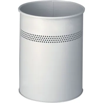 Odpadkový koš Kovový odpadkový koš 15/P30 - Šedý - poslední kusy