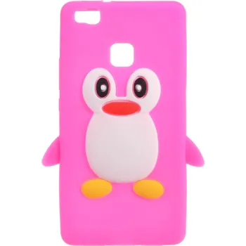Pouzdro na mobilní telefon Gumové pouzdro TVC Penguin pro Huawei P9 Lite Barva: Růžová (tmavá)