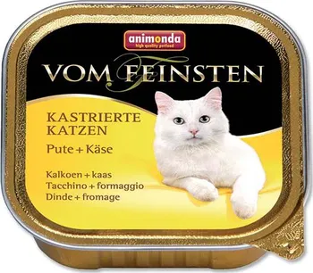 Krmivo pro kočku Animonda Vom Feinsten Castrate paštika krůta/sýr 100 g