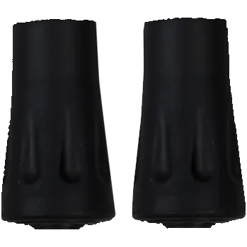 Outdoorové vybavení Husky Náhradní díl Gumové koncovky na trekkingové hole černá