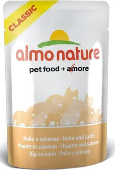 Krmivo pro kočku Almo Nature Cat Classic kapsička Chicken/Salmon 55 g