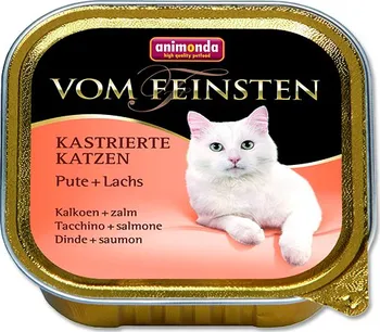 Krmivo pro kočku Animonda Vom Feinsten Castrate paštika krůta/losos 100 g