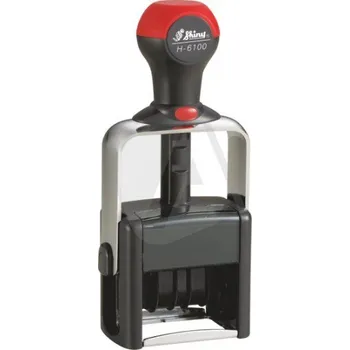 Razítko Shiny Datumové razítko H-6100 Heavy Duty, rozměr 41 × 24 mm, text + datum
