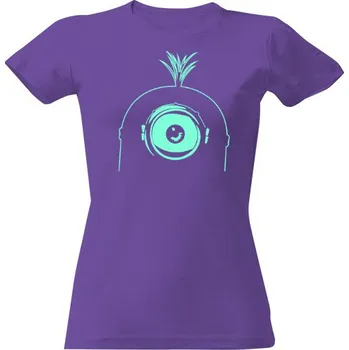 Dámské tričko Tričko s potiskem Mimoň modrá dámské