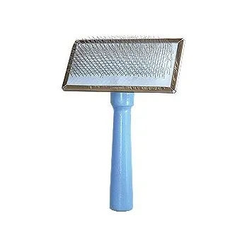 Kartáč pro zvířata Kartáč jemný střední TOMMI , karta, dřevěná rukojeť 13,5 x 9 cm