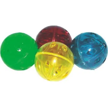 Hračka pro kočku Hračka kočka míček plastový s rolničkou 4,5cm