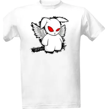 Tričko s potiskem Králík s křídly pánské