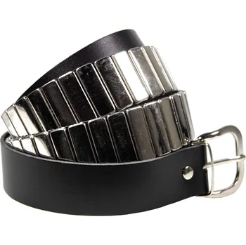 Opasek kožený pásek s ozdobami III