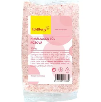 Kuchyňská sůl Wolfberry Himalájská sůl růžová 250 g
