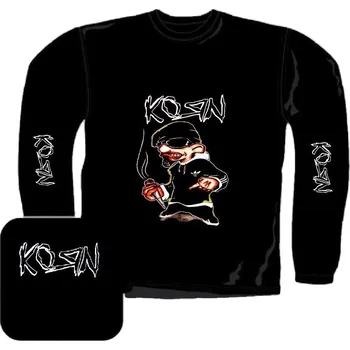 Pánské tričko pánské triko s dlouhým rukávem Korn