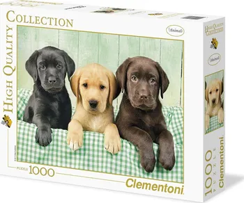 Puzzle Clementoni Puzzle Tři Labradoři 1000 dílků