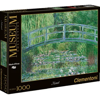 Puzzle Clementoni Puzzle Museum Monet: Jezírko s lekníny 1000 dílků