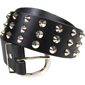 Opasek kožený pásek se cvoky 3 řady