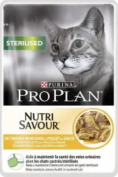 Krmivo pro kočku Purina Pro Plan Nutri Savour Cat Sterilised Chicken