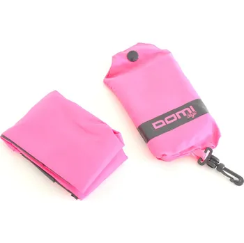 Nákupní taška DOMIbags skládací taška látková s pouzdrem růžová (BR15-ATP210-40TX)