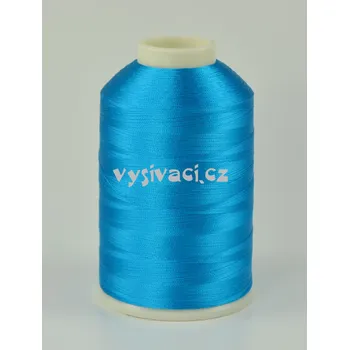 Nit vyšívací nitě modrá ROYAL C764 návin 5000 metrů viskóza návin: 1 kón návin 5000m