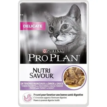 Purina Pro Plan Cat Nutri Savour Delicate kapsička krůta 85 g Krmivo pro kočku Purina Pro Plan Cat Nutri Savour Delicate kapsička krůta 85 g