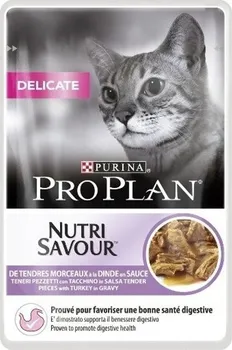 Krmivo pro kočku Purina Pro Plan Cat Nutri Savour Delicate kapsička krůta 85 g