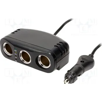 Auto Hi-Fi Rozbočovač autozapalovače; zásuvka autozapalovače x3; 10A; 1m