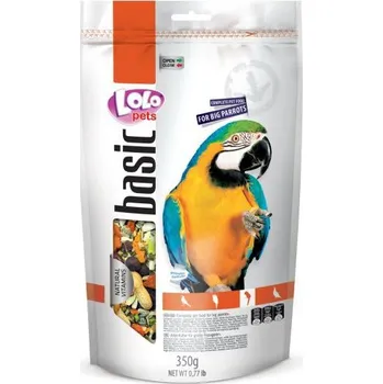 LOLO BASIC kompletní krmivo pro velké papoušky 350 g Doypack