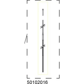 vozík za kolo Brzdové lanko pro CX2 50102016