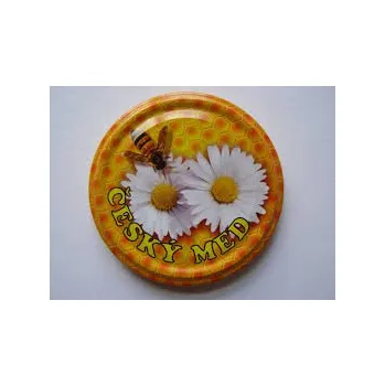 Víčko na sklenici - Český med - kopretina