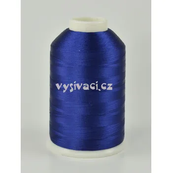 Nit vyšívací nitě modrá ROYAL C137 návin 5000 metrů viskóza návin: 1 kón návin 5000m