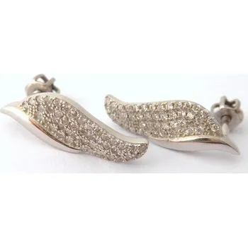 Souprava šperků Stříbrné rhodiované náušnice se zirkony na šroubek 030529000001 (POŠTOVNÉ ZDARMA!!!!)